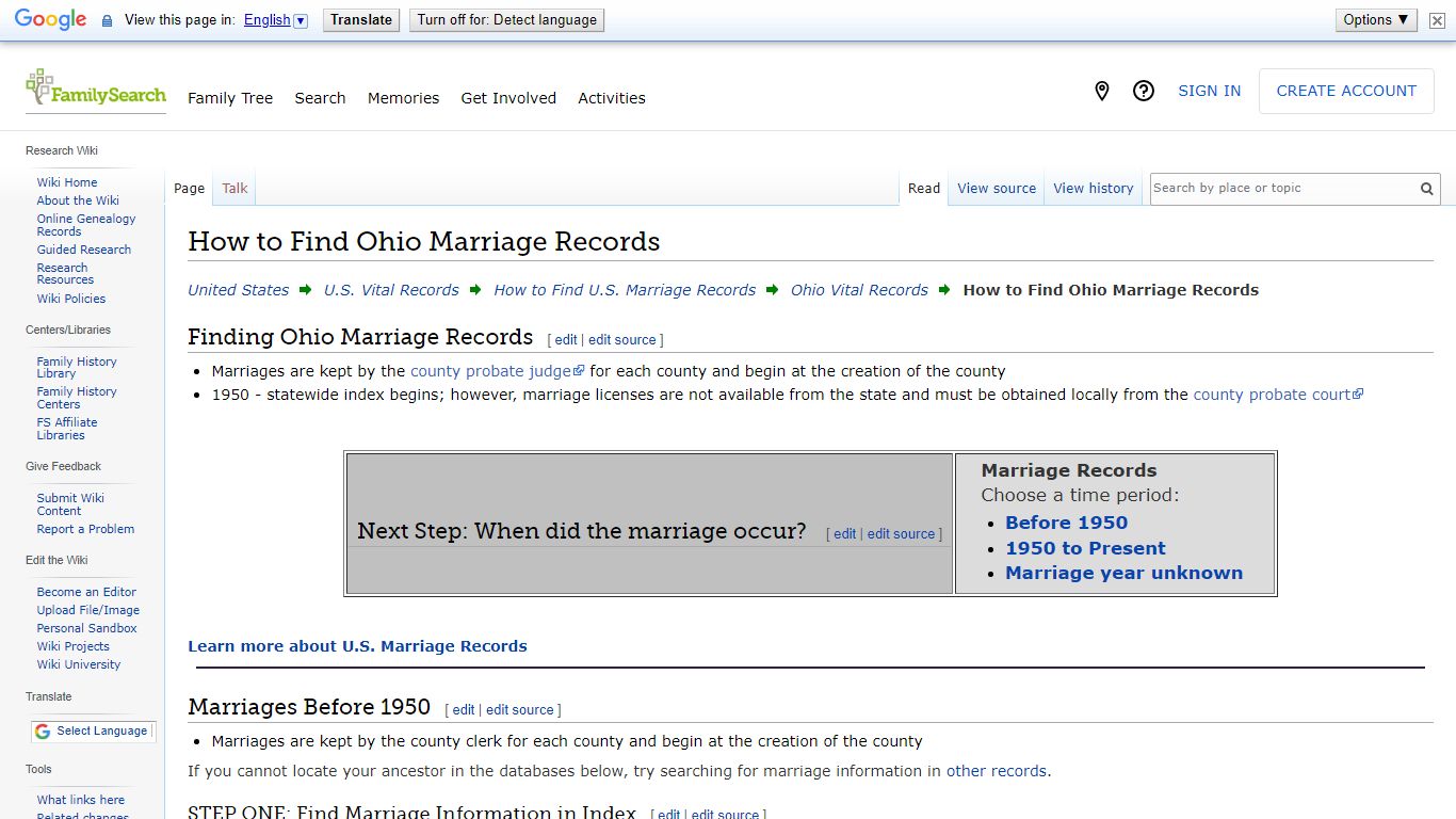 How to Find Ohio Marriage Records • FamilySearch